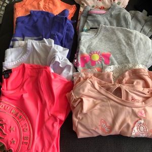 Lot of girls shirts (size 6/6x/7)